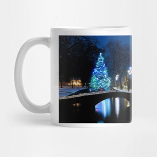 Bourton on the Water Christmas Tree Cotswolds Mug